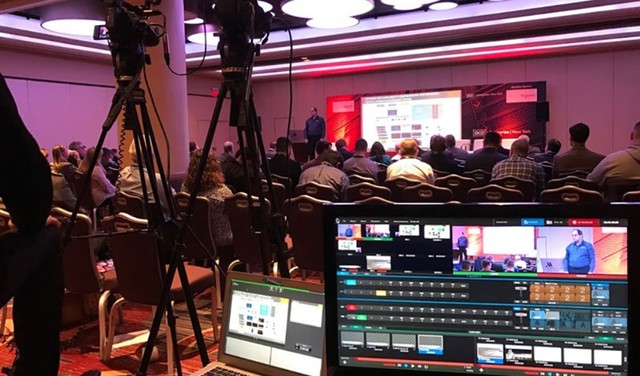 Transmissão de live stream em eventos
