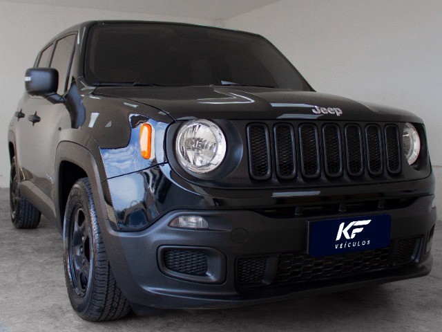 JEEP RENEGADE 1.8 FLEX 2018 PRETO COMPLETO