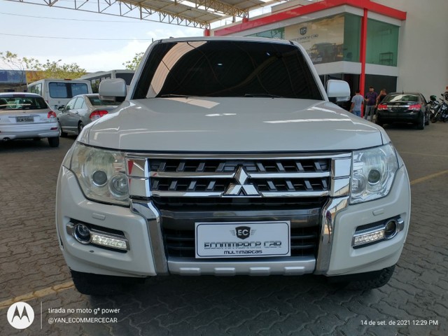 PAJERO FULL 2013 BRANCA TETO 7 LUGARES.