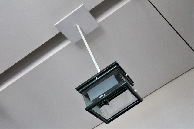 Lustre Up Cycle com Plafon Original Verde Escuro - Projeto NA-4 - Anos 60