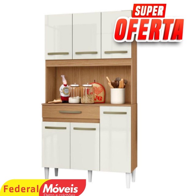 Armário de cozinha compacta Cléo novo na caixa -entregamos