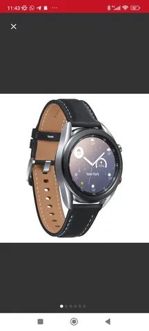 Smartwatch Samsung Galaxy Watch 3 LTE 41MM, Prata, Tela 1.2