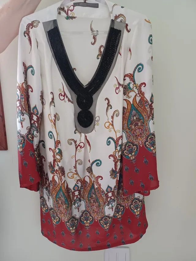 Bata/Vestido curto Zara tam. M - Foto 2