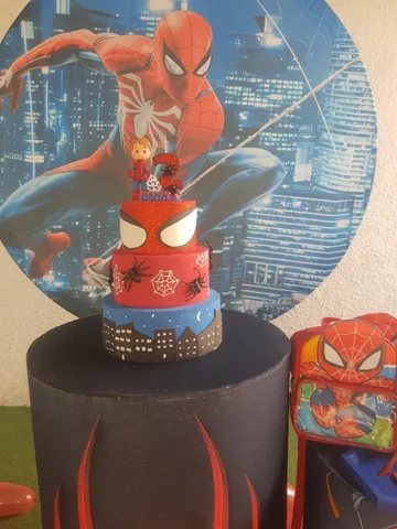 Topo Homem Aranha R85 p/ bolo 20cm