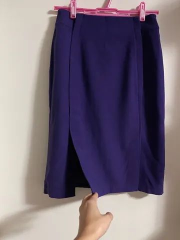 Saia Thierry Mugler roxa  - Foto 2