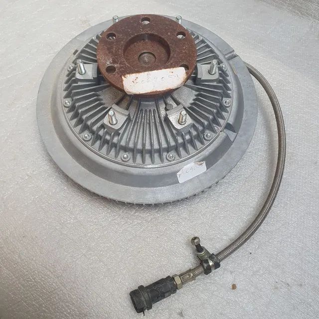 John deere 1470D 1270D 1710D polia embreagem viscosa eletroventilador original f069051 - Foto 4