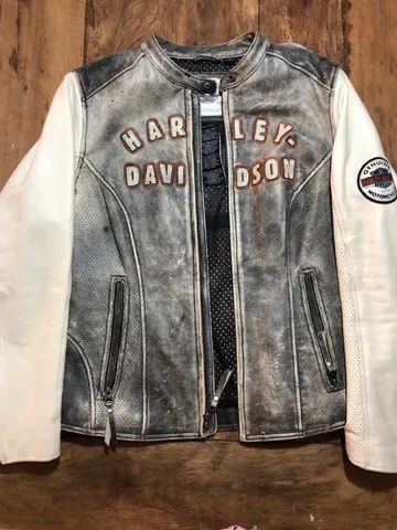 Jaqueta de Couro Original Harley Davidson 