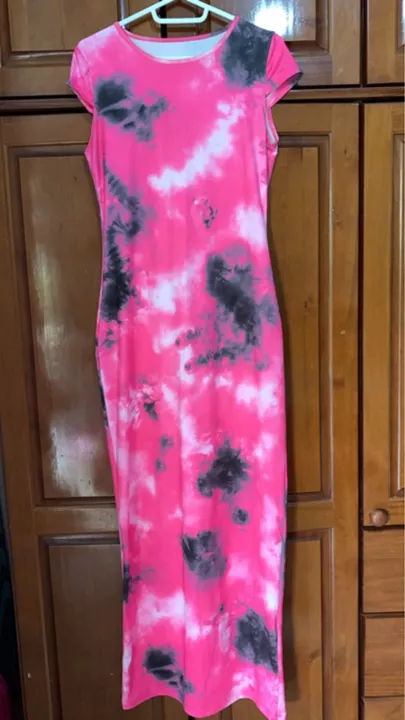 Vestido Tie Dye Rosa