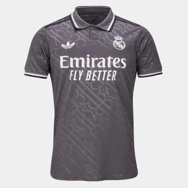 Camisa Real Madrid 24/25 - Cinza