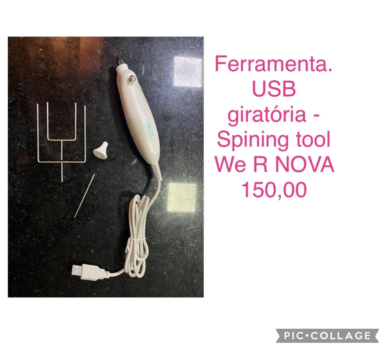 Ferramenta USB giratória - Spinning tool We R NOVA