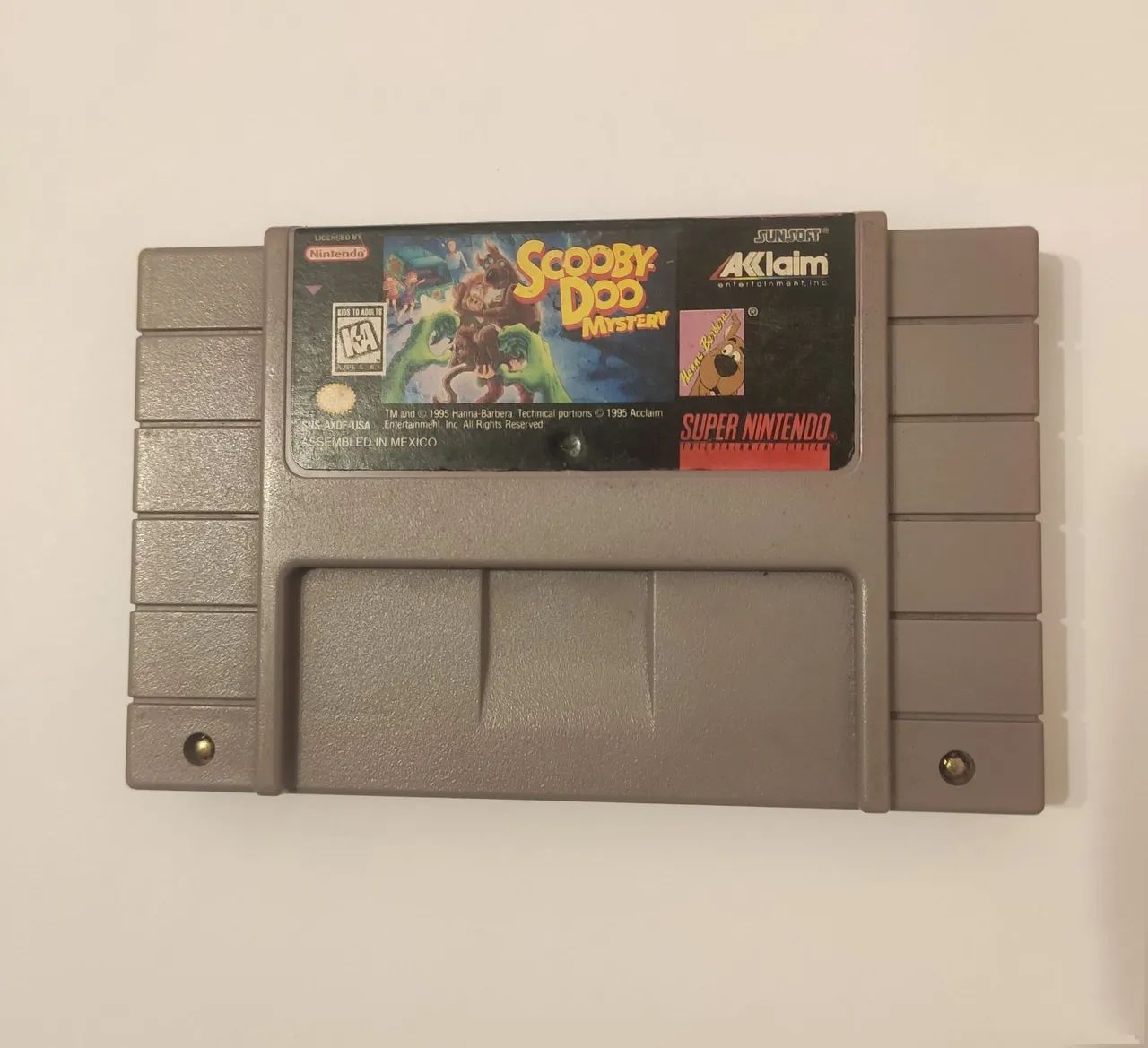 Jogo Scooby Doo SNES Original 