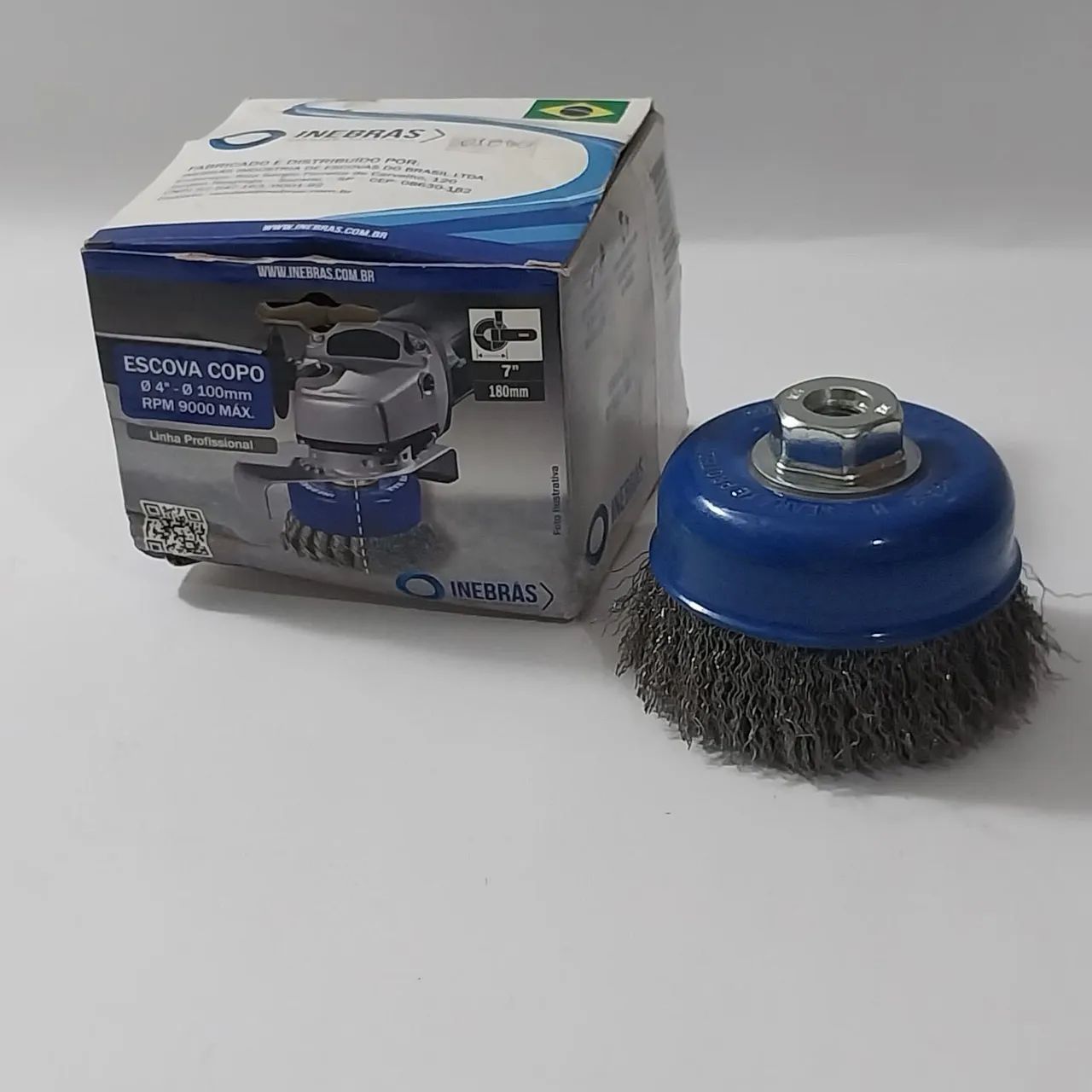 Inebrás Cup Brush - 4" (100 mm) with M14 Thread