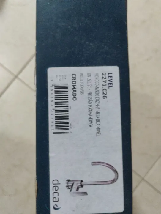 Torneira de Cozinha Deca 2271.C26 - Monocomando Mesa Bica Móvel