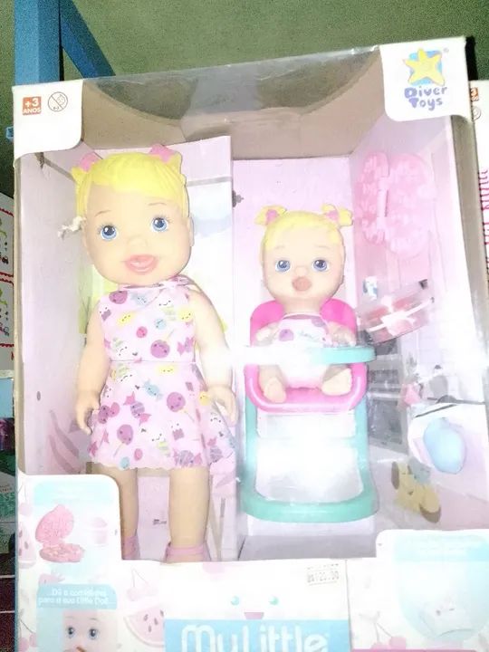 Boneca Bebê com Acessórios - Diver Toys