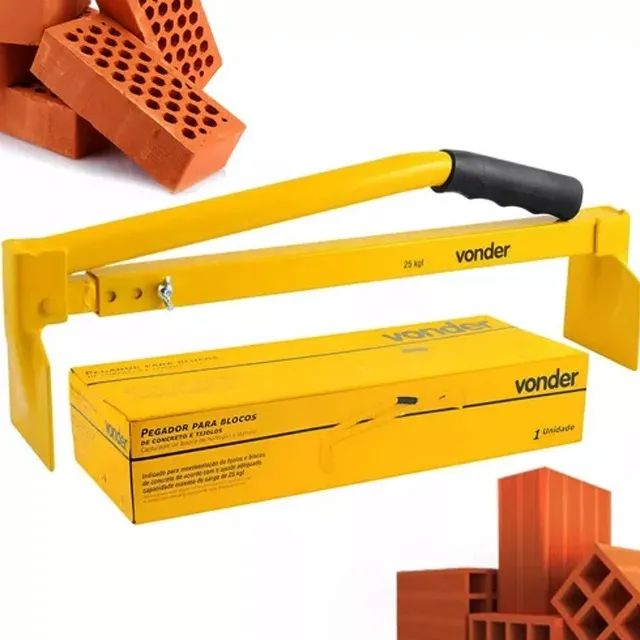 Pegador de tijolos e blocos de concreto 25kg vonder - Foto 3