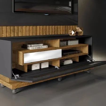 sala home rack bancada painel - Foto 2