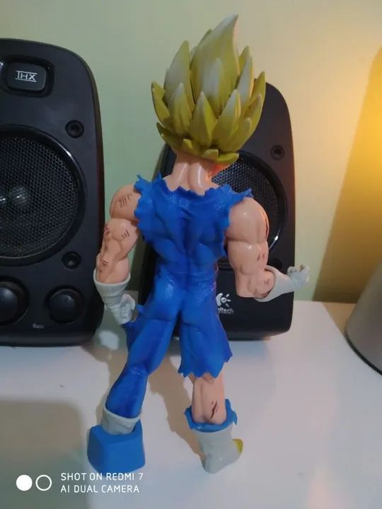 Action Figure Boneco Majin Vegeta Dragon Ball Z. Leia - Foto 4