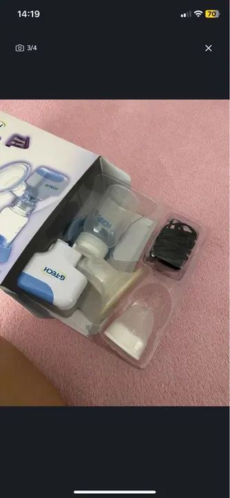 Bomba G TECH na caixa 