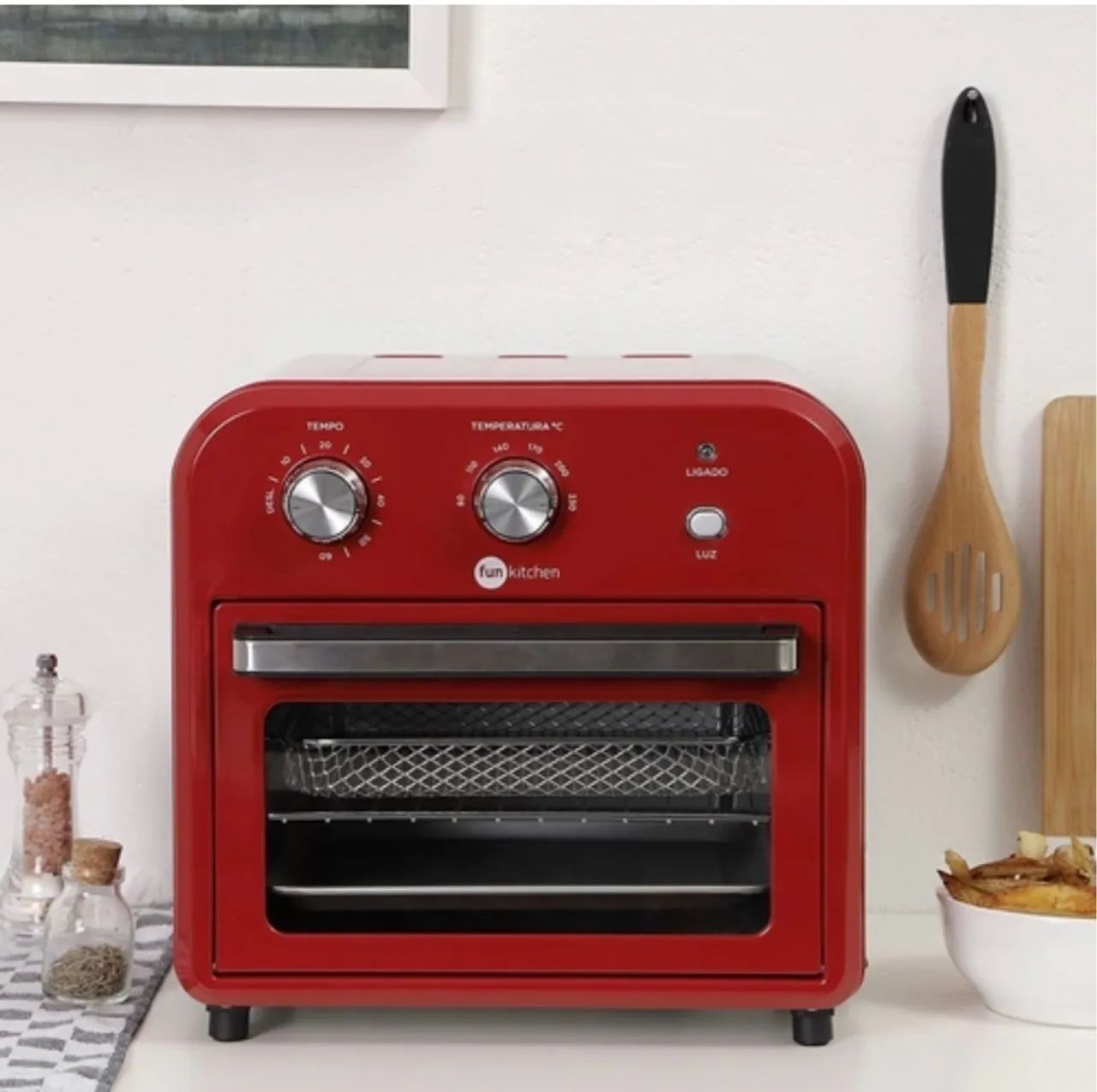 Forno + Airfryer 10 LITROS LACRADA/NOVA - Foto 4