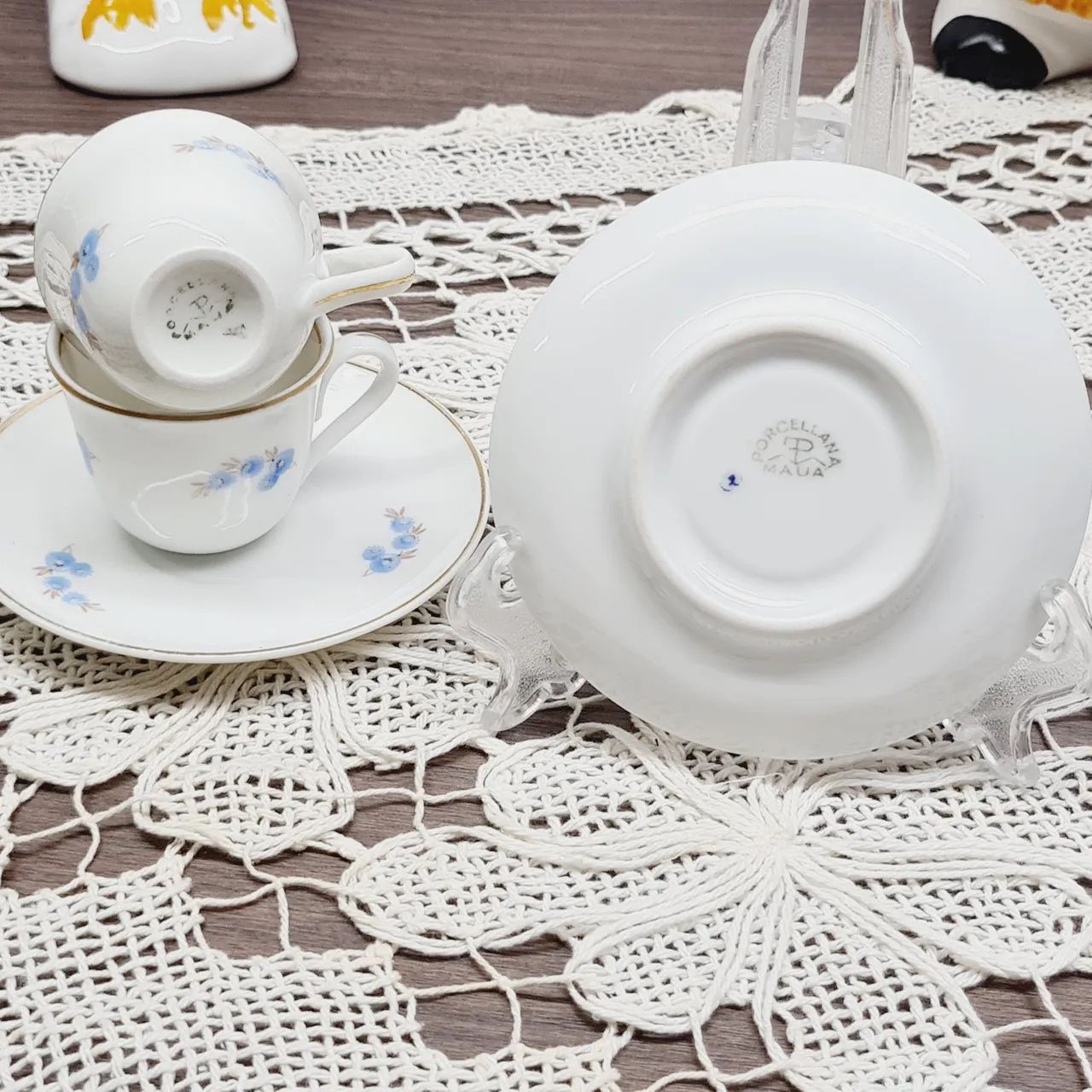 Antigas Xícaras de café em porcelana Mauá  - Foto 4