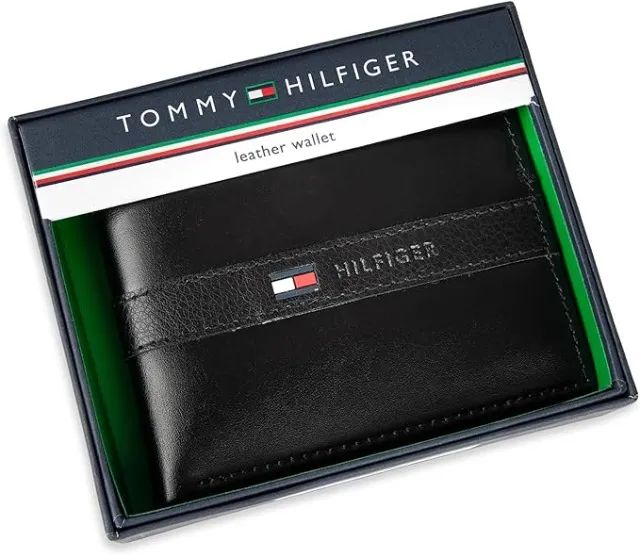 Carteira Tommy Hilfinger Original em Couro