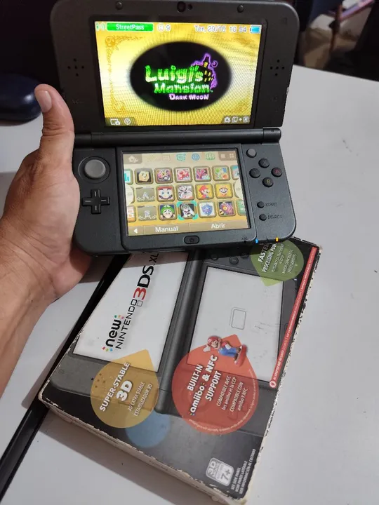 New Nintendo 3ds xl Destravado na caixa ótimo estado.