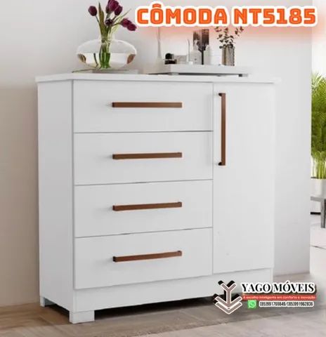 Cômoda 5185 com sapateira em Mega Promoção entrega Grátis 