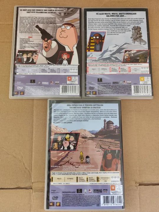 Uma Família da Pesada - Star Wars - 3 DVDs - Foto 2