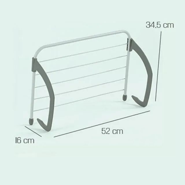 Varal de Porta Portátil Dobrável Seca Roupa Pratico _ CS222 - Foto 4