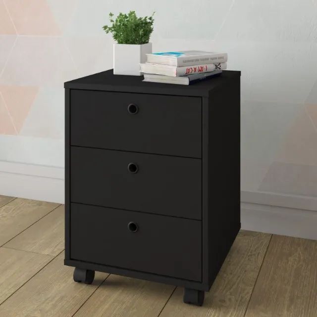 Gaveteiro New - Gaveteiro com 3 Gavetas - Gaveteiro Volante - Gaveteiro - Foto 2