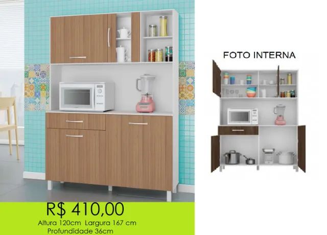 Armário de cozinha a pronta entrega  - Foto 2