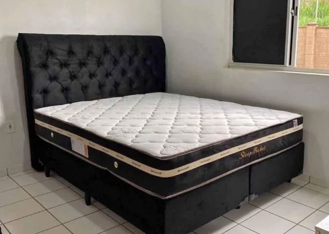 Cama box queen (10x sem juros)brinde