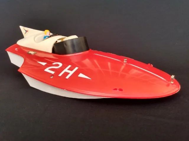 Lancha Japonesa Barco Brinquedo Antigo