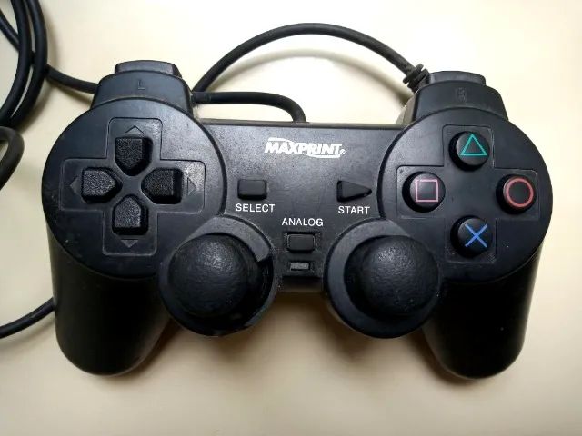 Kit com 2 Microfones + Controle PS3 com fio
