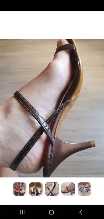 Sandalia marrom 33 34  - Foto 3