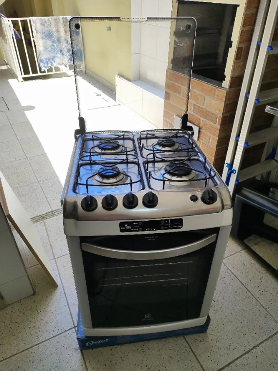 Fogão à gás, 4 bocas - sobrepor