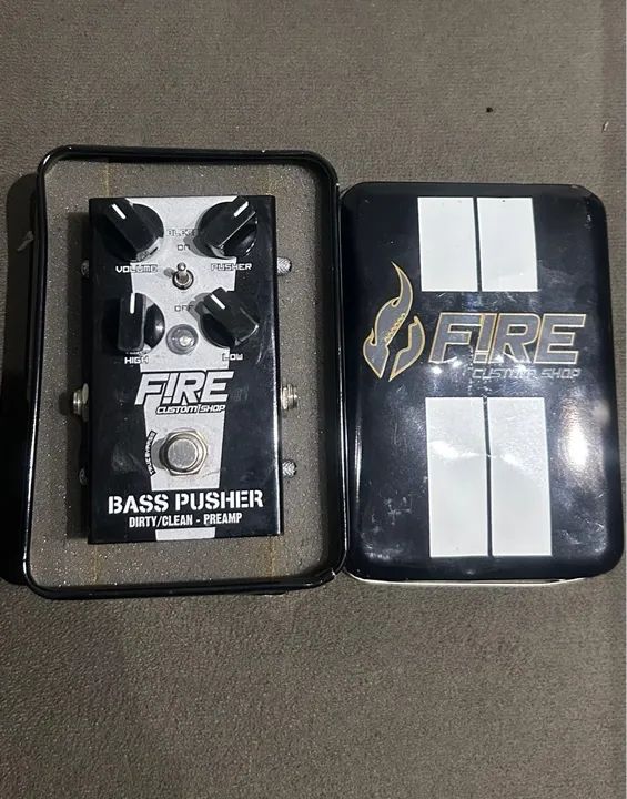 Pedal de Baixo Fire Bass Pusher - Dirty/Clean Preamp - Foto 4