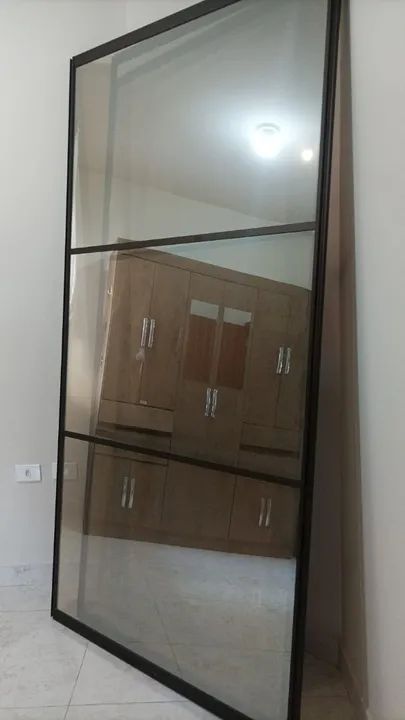 3Porta de Vidro com Moldura Preta - Foto 3