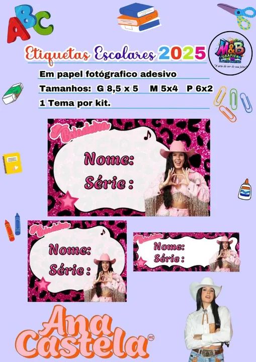 Etiquetas escolares  - Foto 5