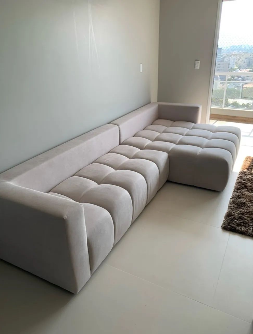 Sofá Modular com Chaise - Bell'Arte - Foto 2