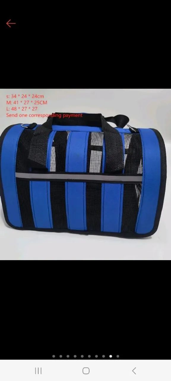 Transporte para gato 