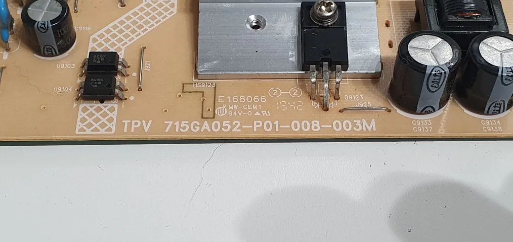 Placa da fonte TV Philips 58PUG6651 (715GA052-P01-008-003M) - Foto 2