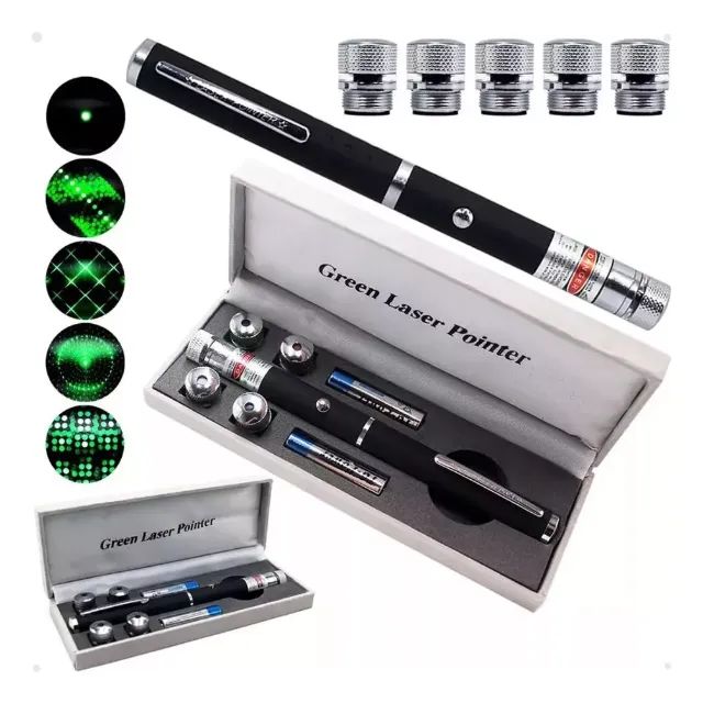 Caneta Laser Pointer Verde Lanterna Potente 5000mw Até 1km - Foto 4