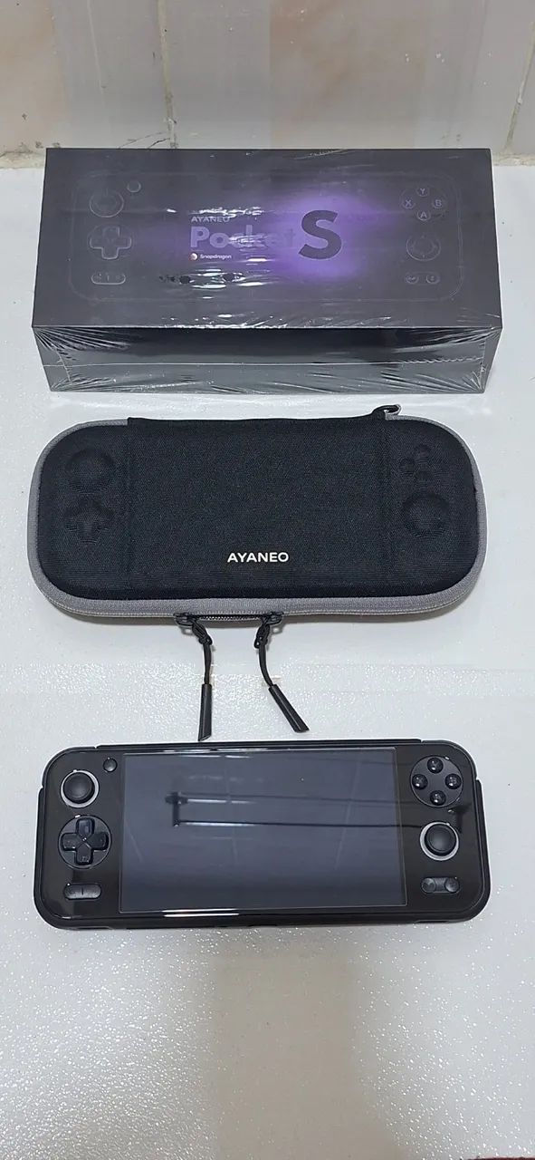 Ayaneo Pocket S 1440P 16Gb-1Tb Snapdragon G3x Gen2 + Case + Capa