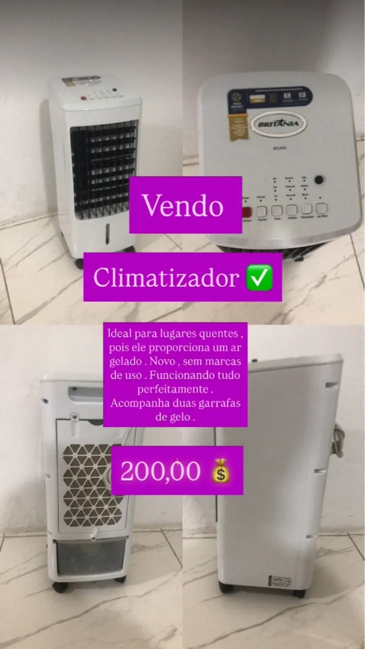 Climatizador de Ar Gelado - Perfeito para o Verão!