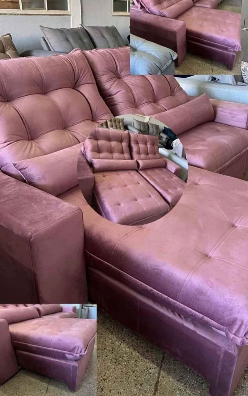 Sofá de retratil moderno, luxo. Master confort,  pilow premium