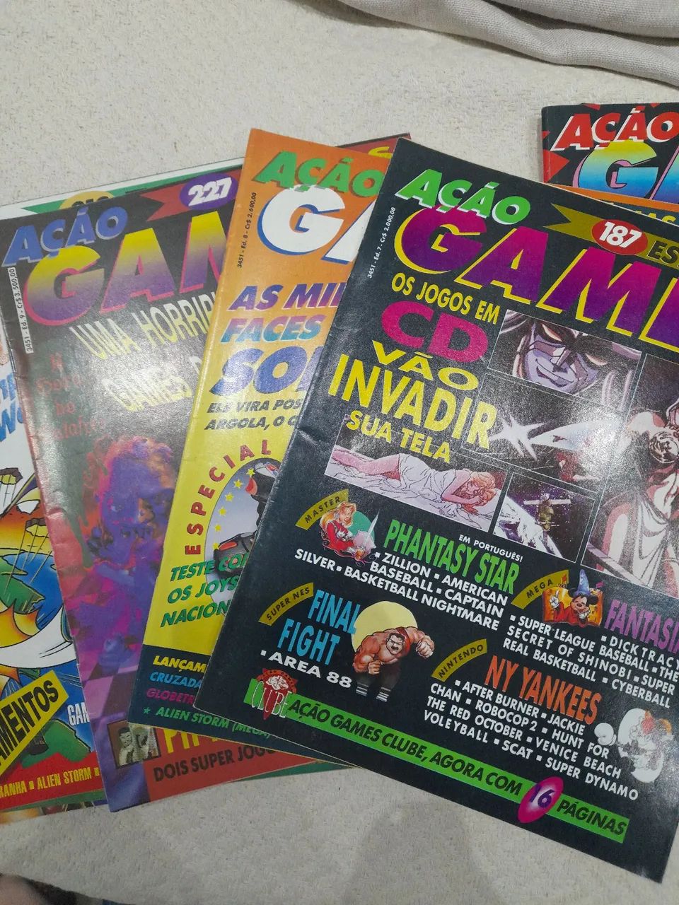  Lote de Ação Games- 8 revistas antigas  - Foto 2