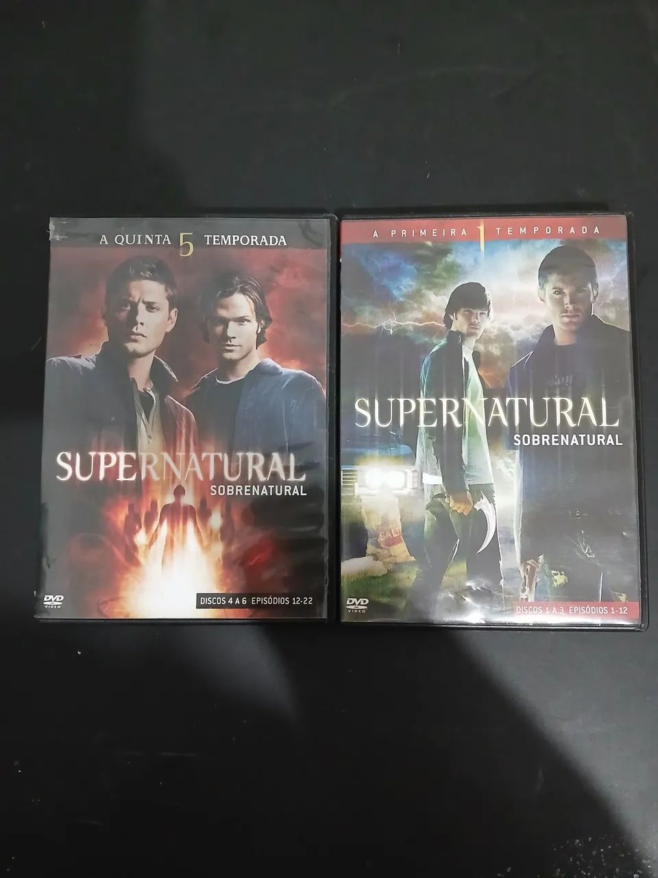 DVD Box Original Supernatural 1 temporada e a 5