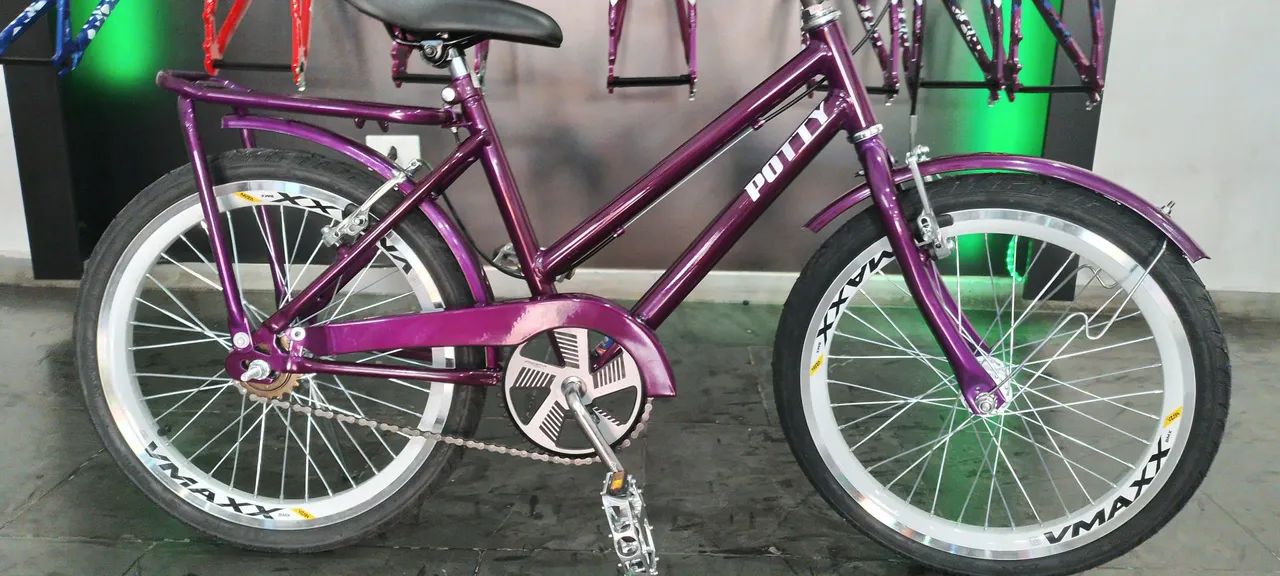 Bicicleta Aro 20 Roxa Ceci Potty - Foto 2