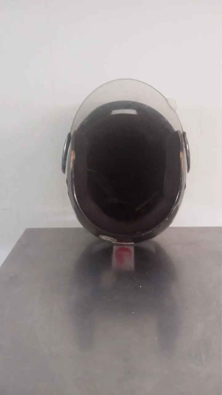 Capacete Thunder Aberto Preto Brilho Tam 58 - Foto 3